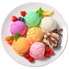 a lot of icecream
